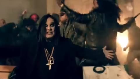 Ozzy Osbourne's health during his last music video #ozzyosbourne #shorts #shortsfeed