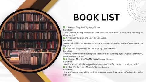 Finding Hope: Books for Overcoming Grief Through Faith
