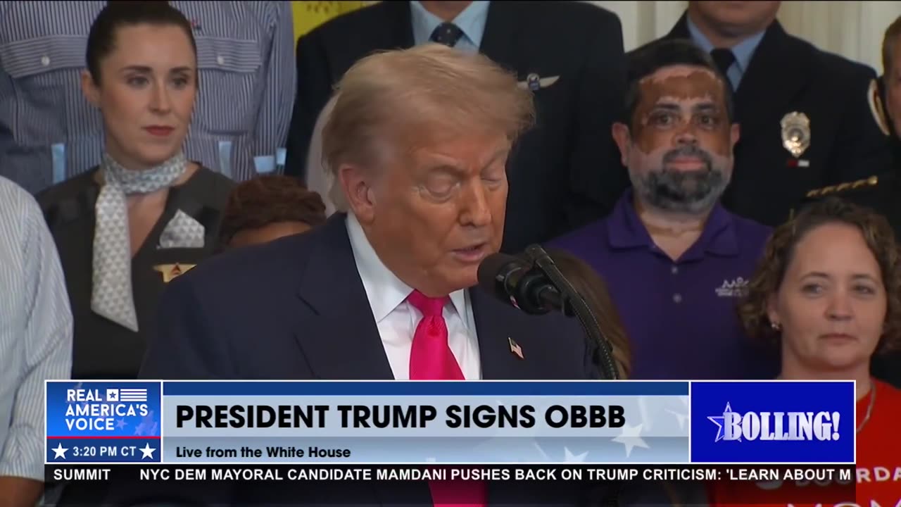 PRESIDENT TRUMP AT THE ONE BIG BEAUTIFUL EVENT