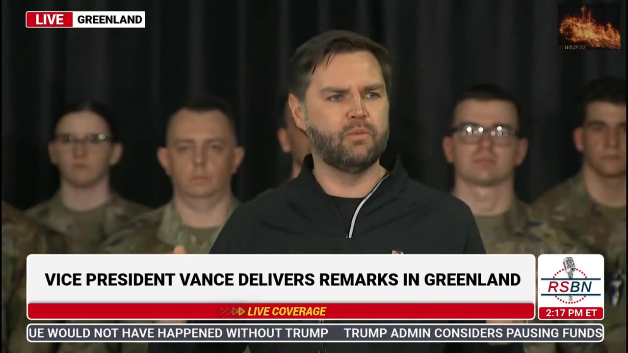 JD VANCE in Greenland March 28 2025