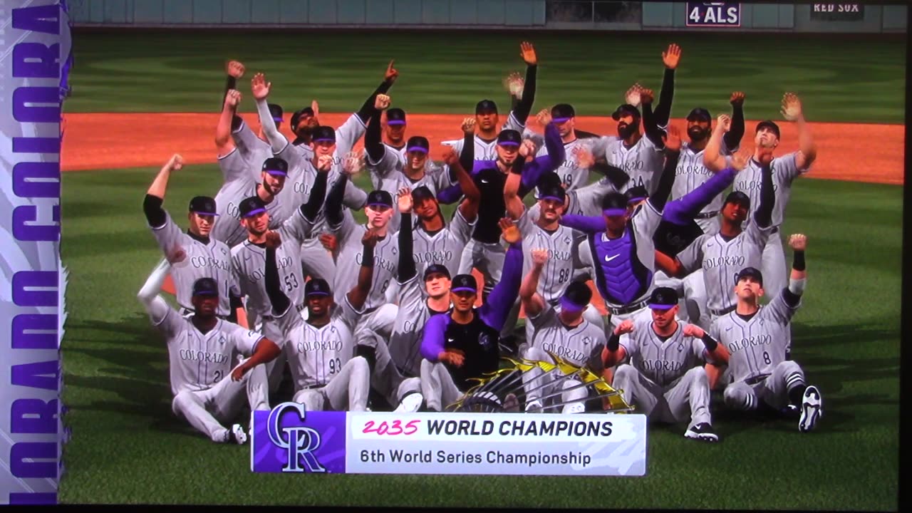 MLB The Show: Colorado Rockies vs Boston Red Sox (S10 World Series G4)