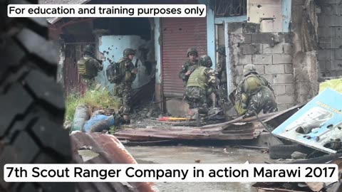 ⚔️🔥 Philippines Conflict | 7th Scout Ranger Engaged in Combat in Marawi 2017 | RCF