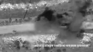 Israeli Airstrikes On a Hezbollah Truck in South Lebanon