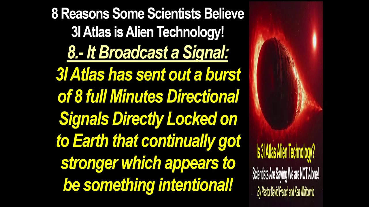 IS 3I ATLAS ALIEN TECHNOLOGY?