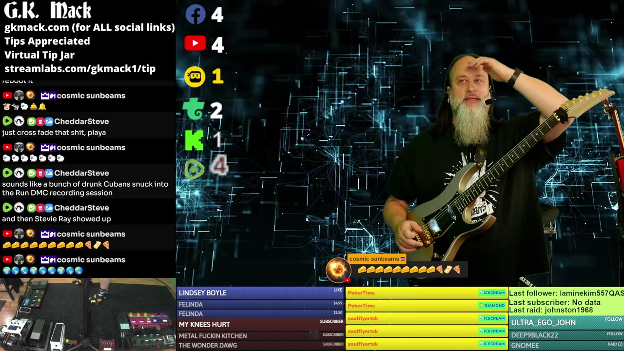 G.K. Mack Live Looping Jackassery & Rants MultiStream Saturdays #153 #Livelooping #Jackassery