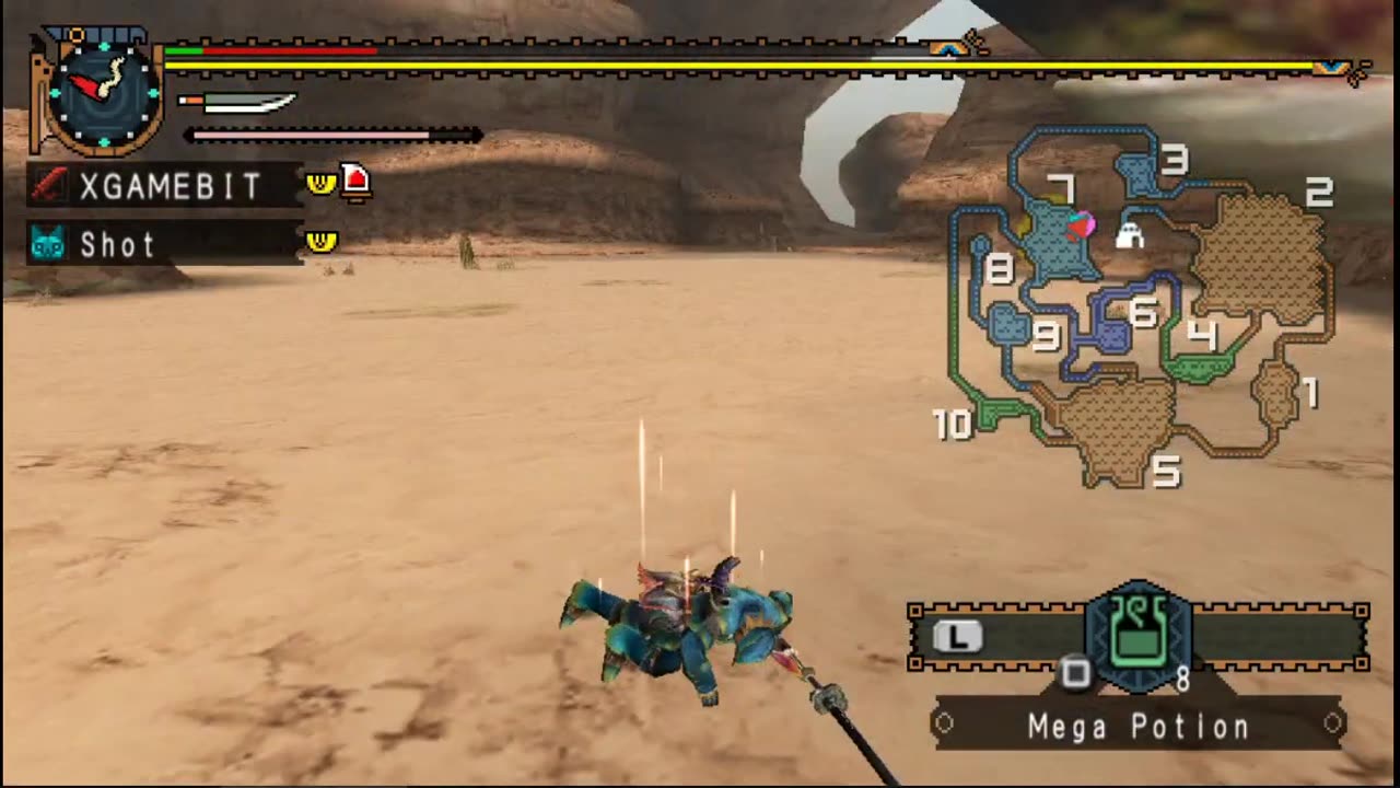 Monster Hunter Freedom Unite HD Psp PC Gameplay Part 13.