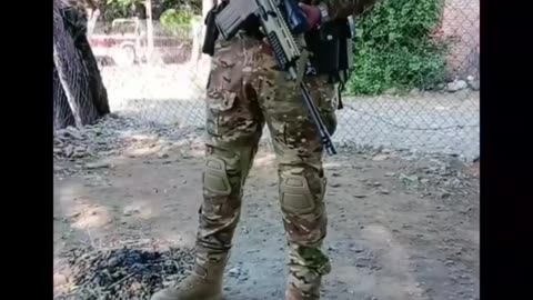 Ukrainian soldier in Mexican cartel