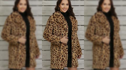 Leopard Fuzzy Teddy Coat