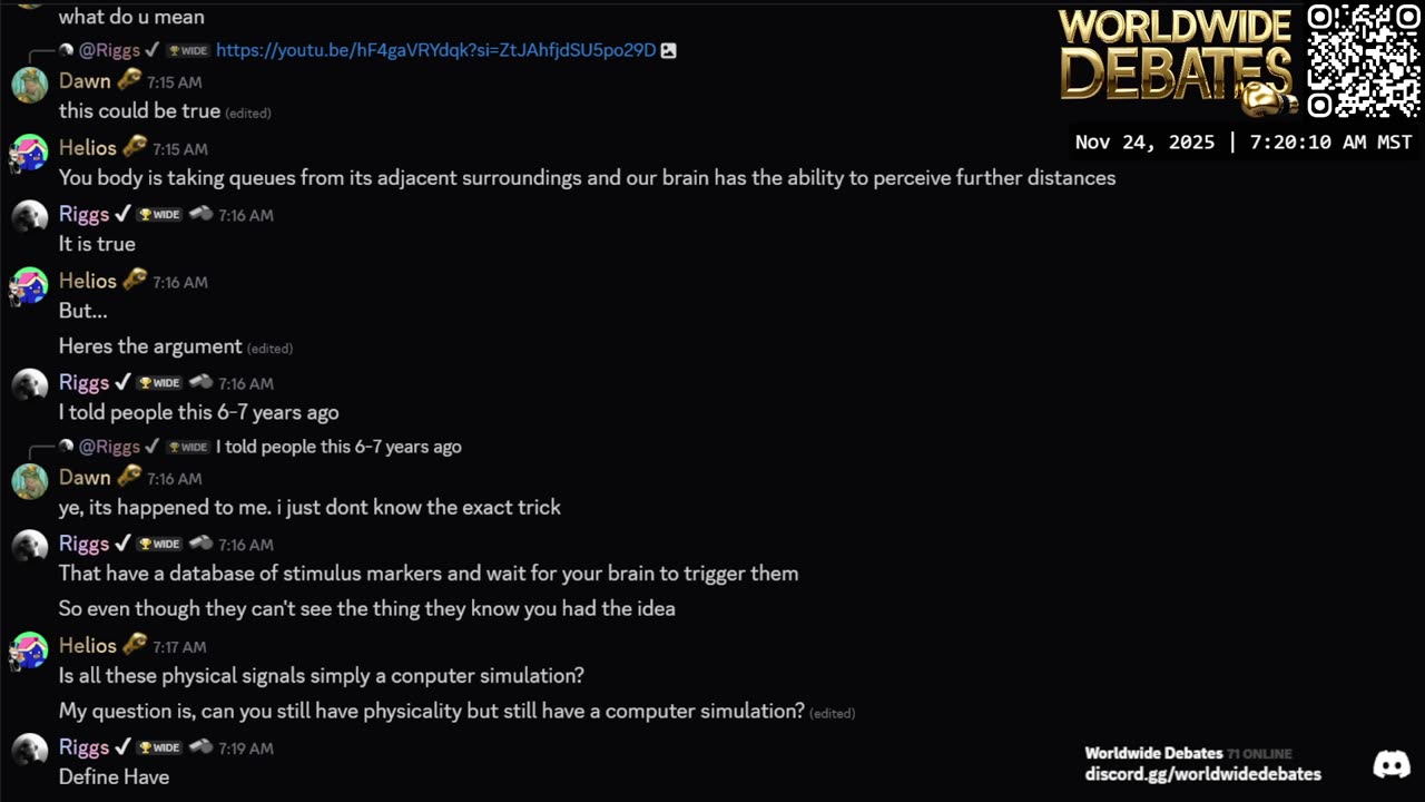 0187 WIDESTREAM - Worldwide Debates - YouTube/Twitch/Rumble