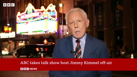 Jimmy Kimmel taken off air over Charlie Kirk comments