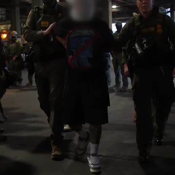 Border Patrol Arrests Man Accused Of Assaulting ICE Agents In Los Angeles