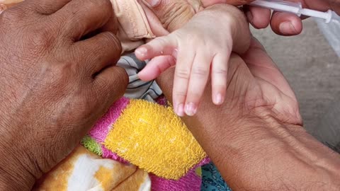 Baby immunization Mummant bcg vaccine