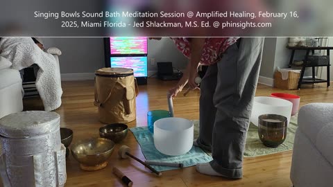 Singing Bowls Sound Bath Meditation Session @ Amplified Healing, February 16, 2025, Miami, Florida