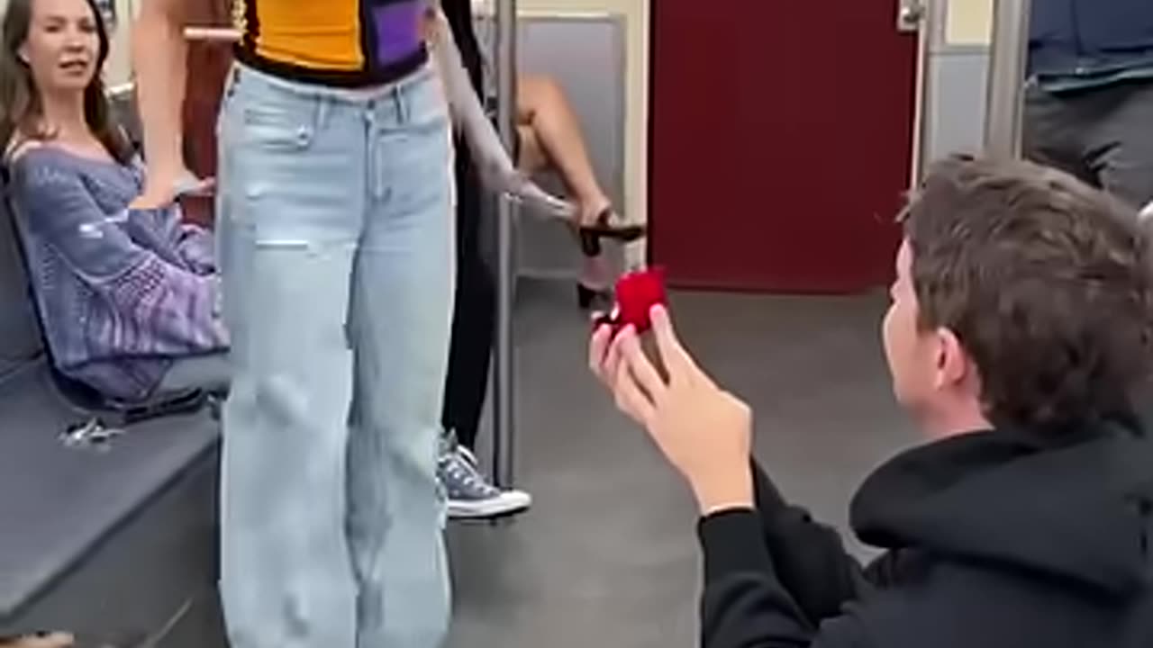 She never let go of his hand😂