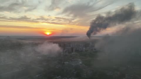 🚁🔥 Ukraine Russia War | Drone View of Pokrovsk Amid Intense Shelling | RCF