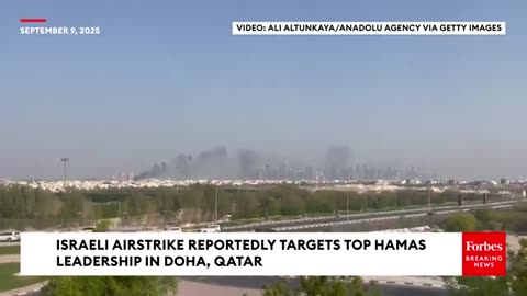 BREAKING NEWS: Israeli Airstrike Reportedly Targets Hamas Leaders In Doha, Qatar