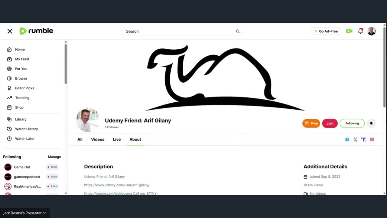 Udemy Friend: Arif Gilany
