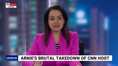 Sky News Australia - Lefties Losing It: Arnold Schwarzenegger Drops Brutal Fact Check On Jake Tapper