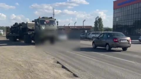 🚛🔥 Ukraine Russia War | Russian KAMAZ Convoy Transporting Military Equipment Through Rostov | RCF