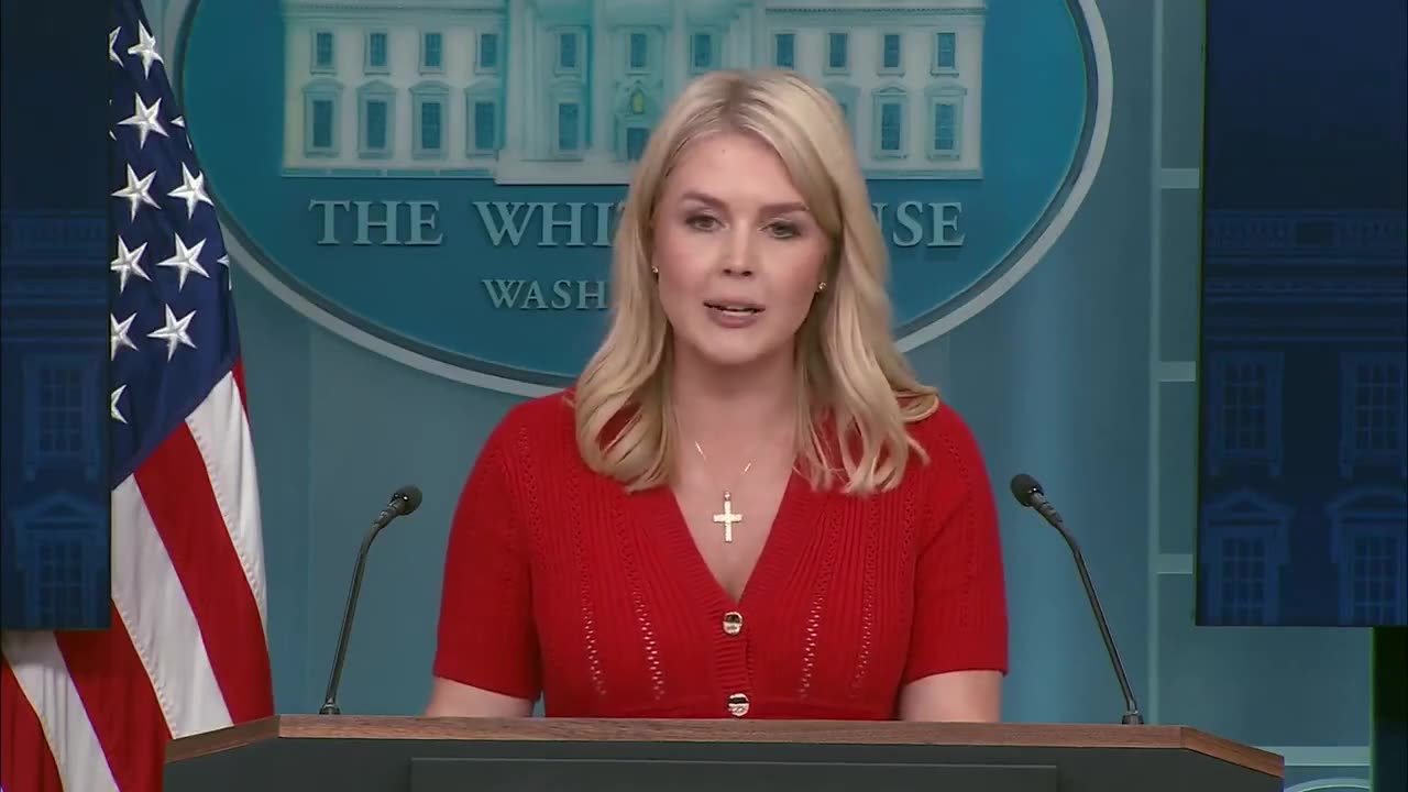 🚨🔥Karoline Leavitt: "Americans are growing more and more optimistic about..