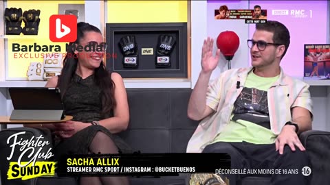 Flora Moussy sur RMC Sport fightclubsunday