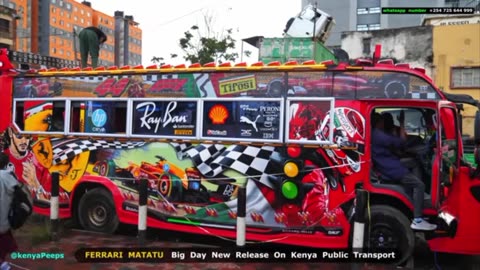 Kanyan bus Ferrari being launched