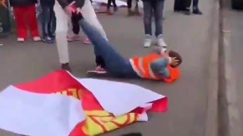 You can't block the streets when normal people need to go to work.