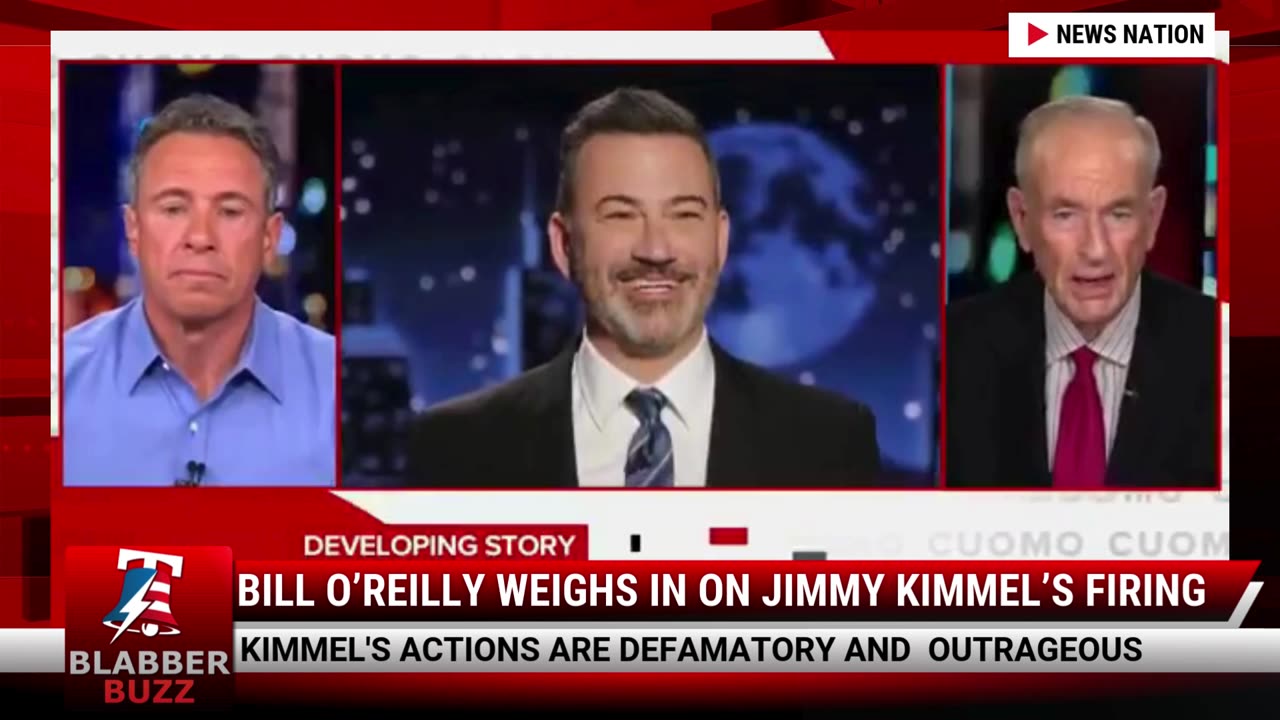 Bill O’Reilly Weighs In on Jimmy Kimmel’s Firing