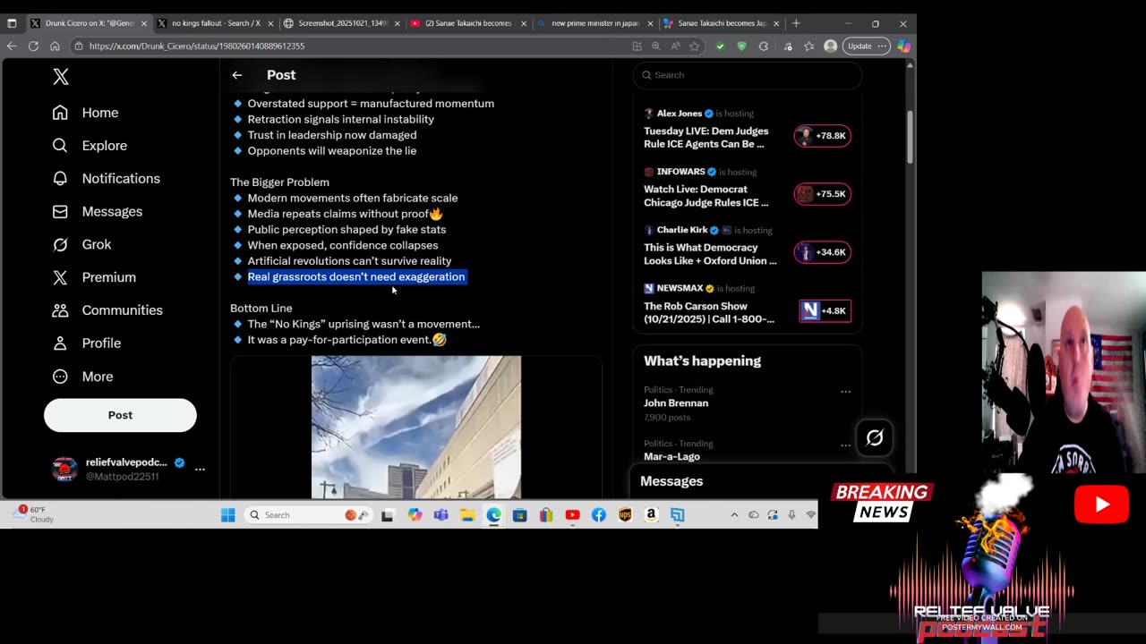 No kings/No brains protest flops again