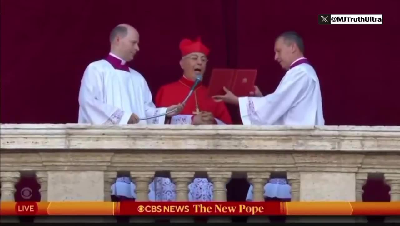 There he is… Pope Leo. The First American Pope.