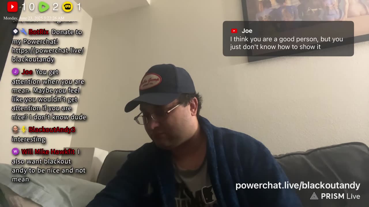 06/23/25 Blackout Andy VOD: "Fat dab attempt (quick stream)"