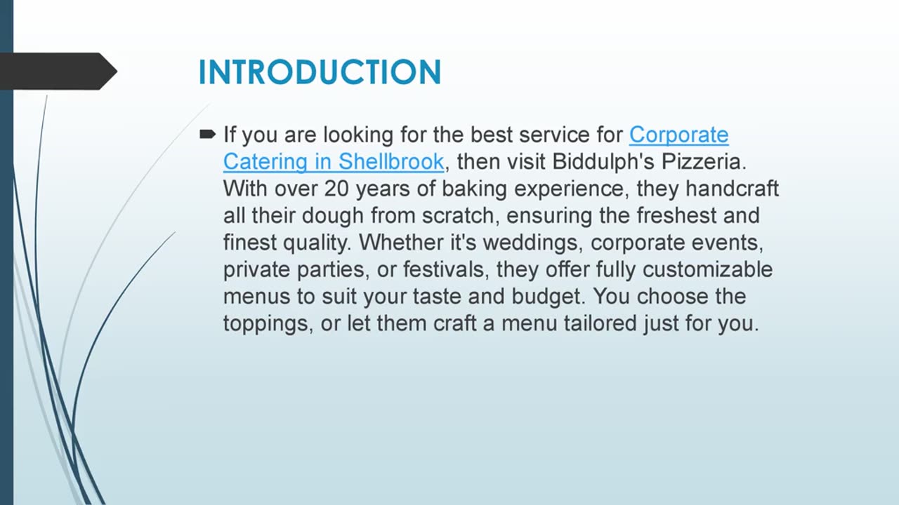 Best Corporate Catering in Shellbrook