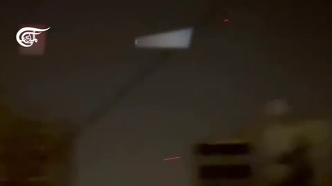 Iranian air defenses intercepting Israeli strikes in Tehran