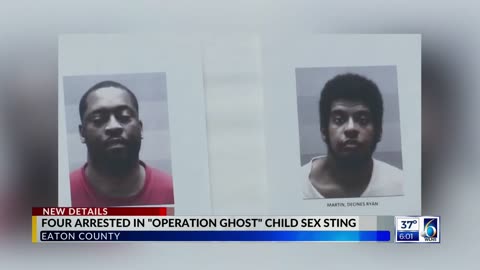 Four black suspects arrested in Operation G.H.O.S.T. child sex sting
