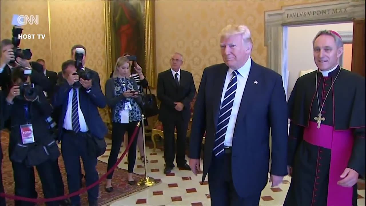 Trump posts AI-generated image of himself as the pope days before conclave vote