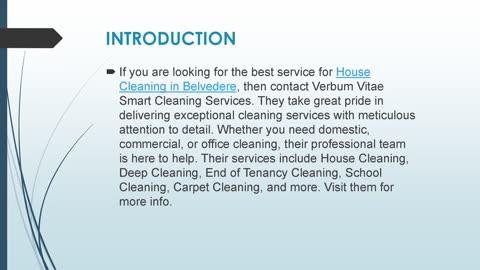 Best House Cleaning in Belvedere