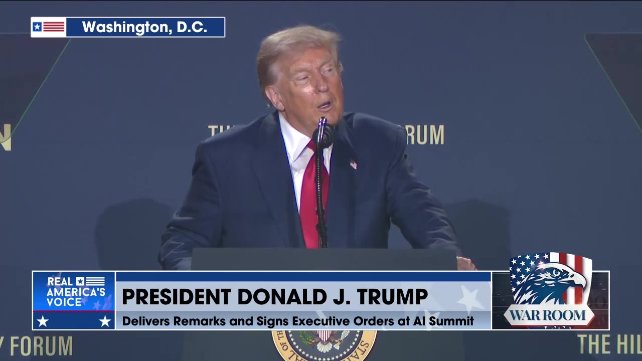 WATCH: President Trump Speaks Live At The Hill And Valley Forum