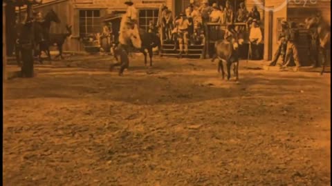 THE COWBOY MILLIONAIRE (Selig-1909) NEW English subtitles.