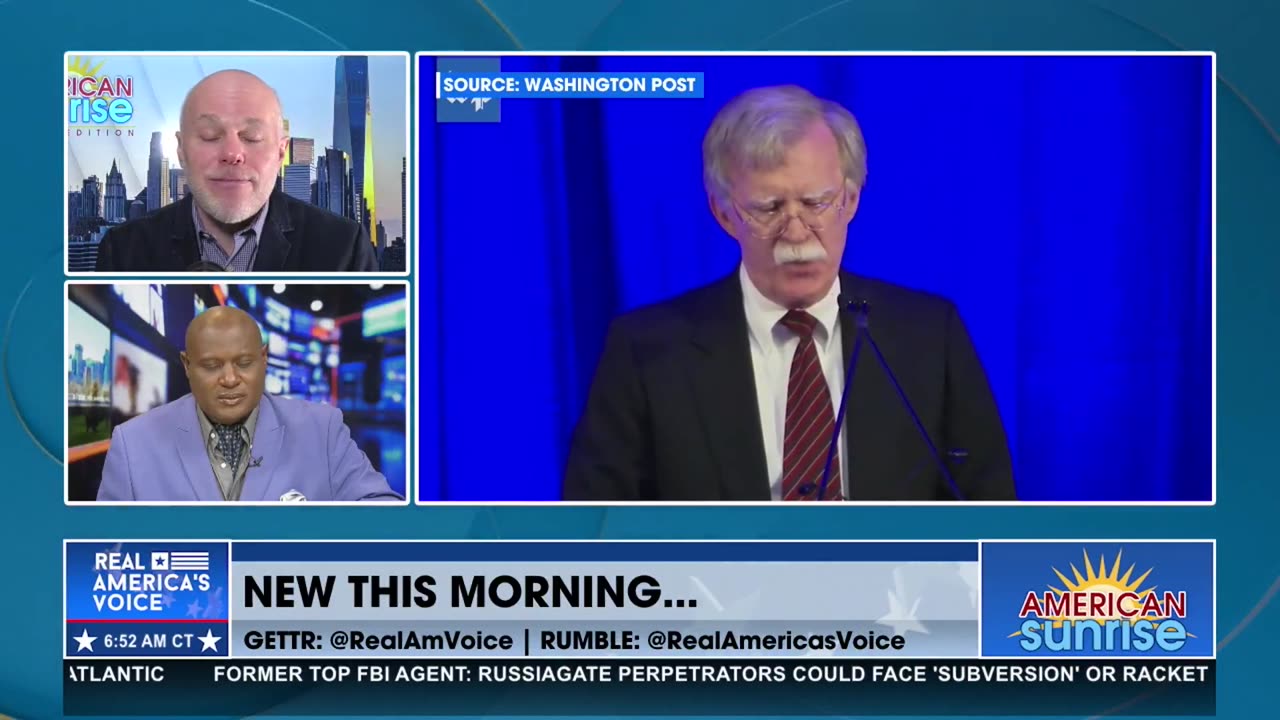 JOHN BOLTON'S HOME RAIDED BY FBI