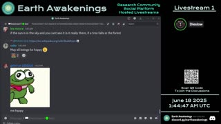 Earth Awakenings - Livestream 1 - #3235 - Live on Rumble/Youtube/X-Twitter/Twitch