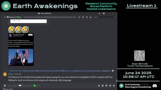 Earth Awakenings - Livestream 1 - #3251 - Live on Rumble/Youtube/X-Twitter/Twitch