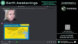 Earth Awakenings - Livestream 1 - #3228 - Live on Rumble/Youtube/X-Twitter/Twitch