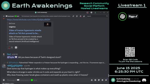 Earth Awakenings - Livestream 1 - #3231 - Live on Rumble/Youtube/X-Twitter/Twitch
