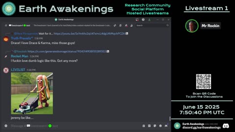 Earth Awakenings - Livestream 1 - #3231 - Live on Rumble/Youtube/X-Twitter/Twitch