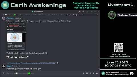 Earth Awakenings - Livestream 1 - #3231 - Live on Rumble/Youtube/X-Twitter/Twitch