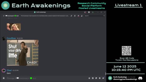 Earth Awakenings - Livestream 1 - #3226 - Live on Rumble/Youtube/X-Twitter/Twitch