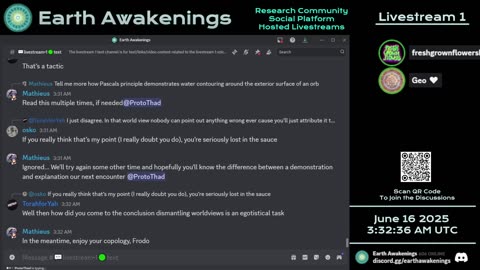 Earth Awakenings - Livestream 1 - #3232 - Live on Rumble/Youtube/X-Twitter/Twitch