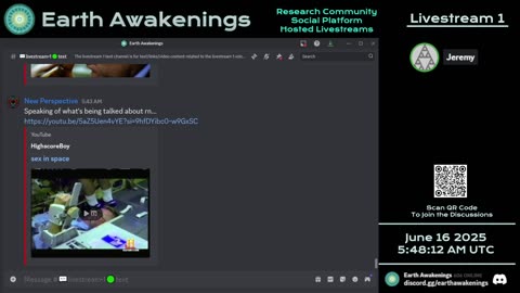 Earth Awakenings - Livestream 1 - #3232 - Live on Rumble/Youtube/X-Twitter/Twitch
