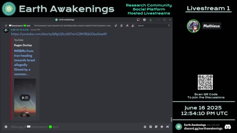 Earth Awakenings - Livestream 1 - #3232 - Live on Rumble/Youtube/X-Twitter/Twitch