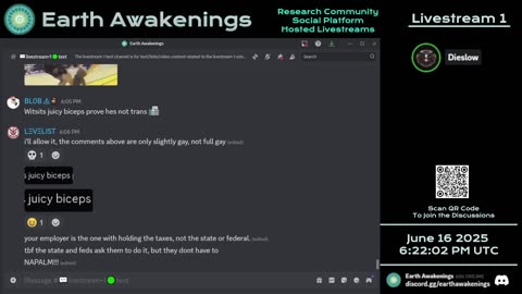 Earth Awakenings - Livestream 1 - #3232 - Live on Rumble/Youtube/X-Twitter/Twitch